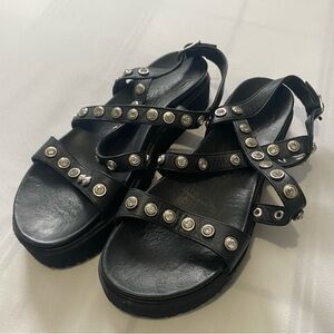 Vinca Camuto Studded Platform Sandals